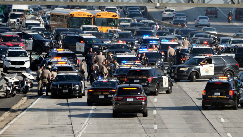 Διαδηλωτές έκλεισαν αυτοκινητόδρομο στο Λος Άντζελες απαιτώντας κατάπαυση του πυρός ανάμεσα στο Ισραήλ και τη Χαμάς