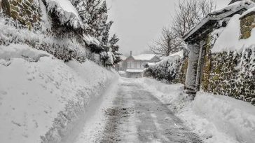 Το 1,5 μέτρο έφτασε το χιόνι στο Νυμφαίο Φλώρινας