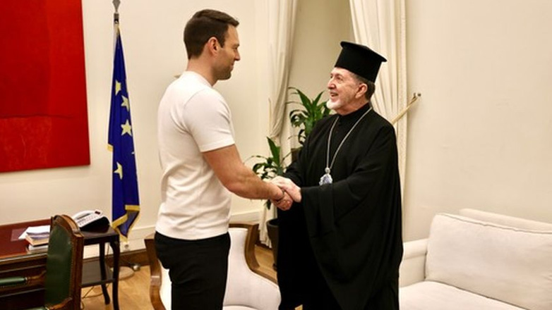 Συνάντηση Κασσελάκη με τον Σεβασμιώτατο Μητροπολίτη Μεξικού και Έξαρχο Κεντρικής Αμερικής και Νήσων Καραϊβικής κ. Αθηναγόρα