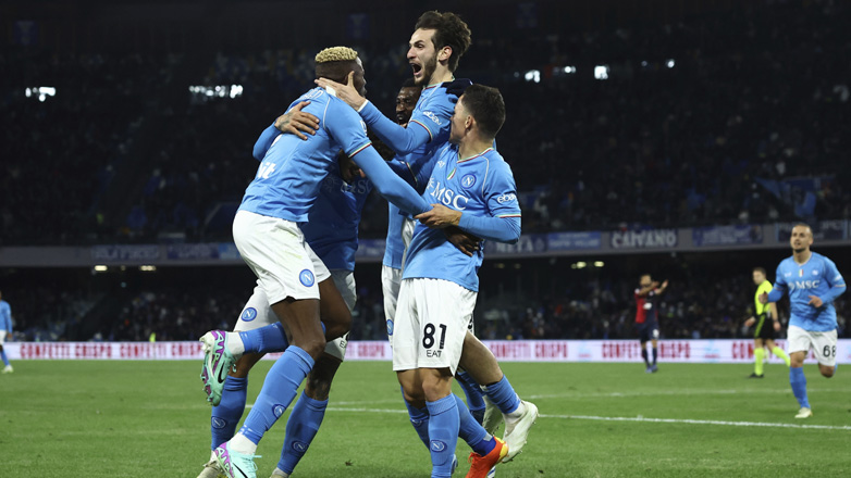 Ιταλία: Νίκη τετράδας για τη Νάπολι, 2-1 την Κάλιαρι