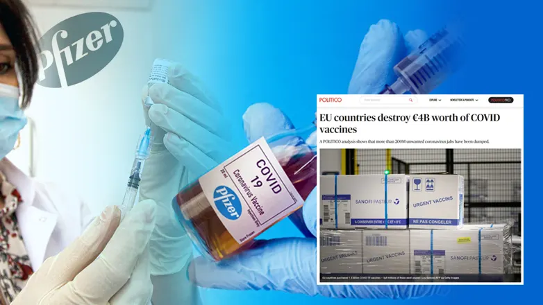 Στα σκουπίδια 215 εκατομμύρια δόσεις εμβολίων για τον κορωνοϊό