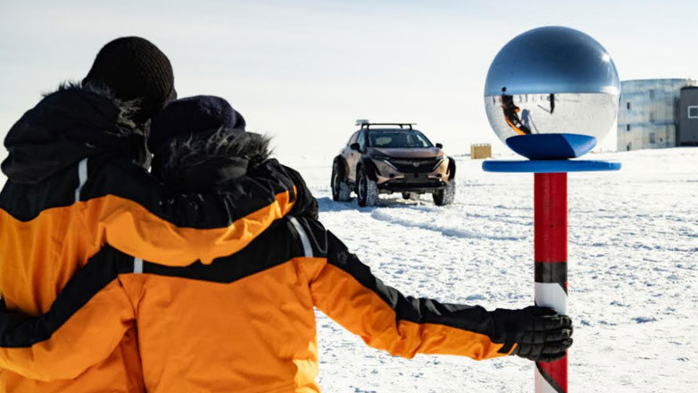 Ολοκληρώθηκε η αποστολή Pole to Pole– Το Nissan Ariya έφτασε στον Νότιο Πόλο 