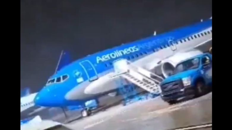 Αργεντινή: Σφοδροί άνεμοι «απογειώνουν» αεροπλάνο