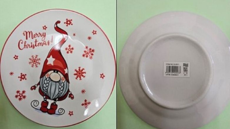 Ανάκληση χριστουγεννιάτικου πιάτου με κάδμιο από τα Jumbo