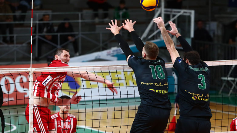 Volley League: Πρώτη ήττα για τον Ολυμπιακό, 3-0 ο Μίλωνας