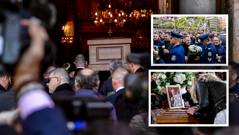 Συγκίνηση στο τελευταίο «αντίο» στον Βασίλη Καρρά