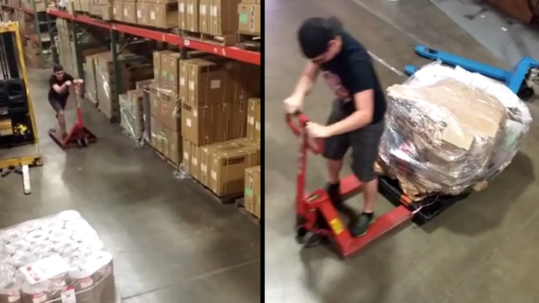 Drift με παλετοφόρο