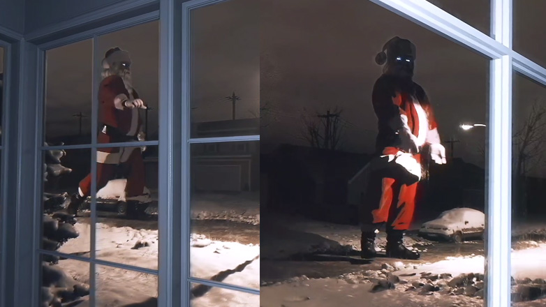 Ανατριχιαστικός Άι Βασίλης