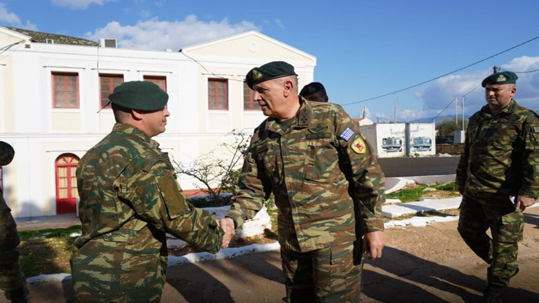 Επίσκεψη του Αρχηγού ΓΕΕΘΑ σε Ρόδο, Καστελόριζο, Στρογγύλη και Ρω για την ανταλλαγή ευχών με το προσωπικό των μονάδων
