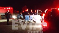 Επιχείρηση απεγκλωβισμού τεσσάρων ανδρών στο Μαντούδι της Εύβοιας