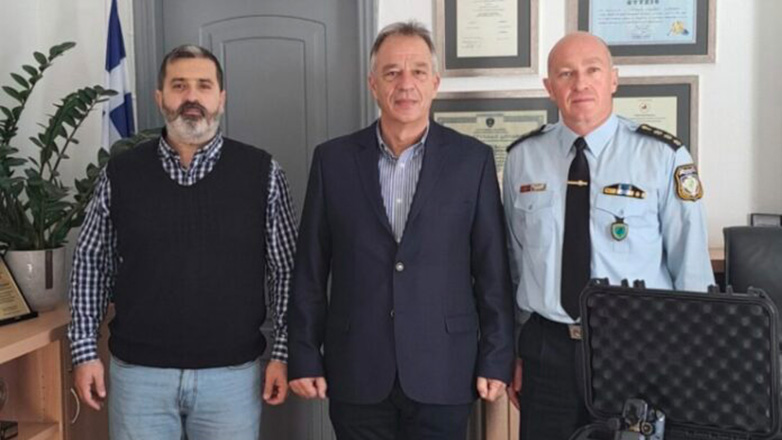 Προσφορά drone στην ΕΛ.ΑΣ. από τον Χρήστο Μιχαλάκη