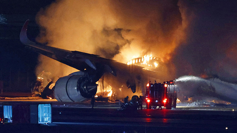 Ιαπωνία: Γάλλοι εμπειρογνώμονες θα συμμετάσχουν στην έρευνα για το δυστύχημα με το αεροπλάνο της Japan Airlines