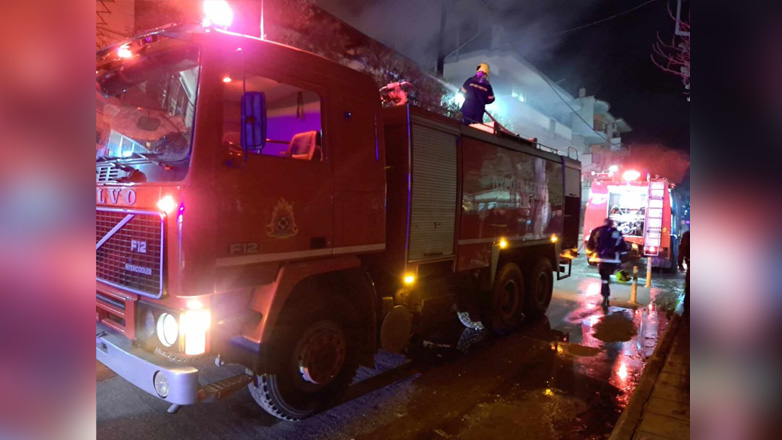 Πυρκαγιά σε διαμέρισμα στη Λάρισα