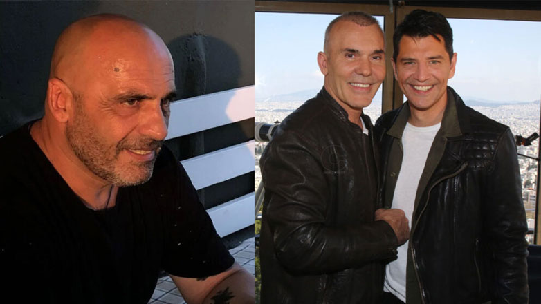 Στέλιος Ρόκκος: Το στεφάνι που έστειλαν o Σάκης Ρουβάς και η Κάτια Ζυγούλη στην κηδεία του αδερφού του