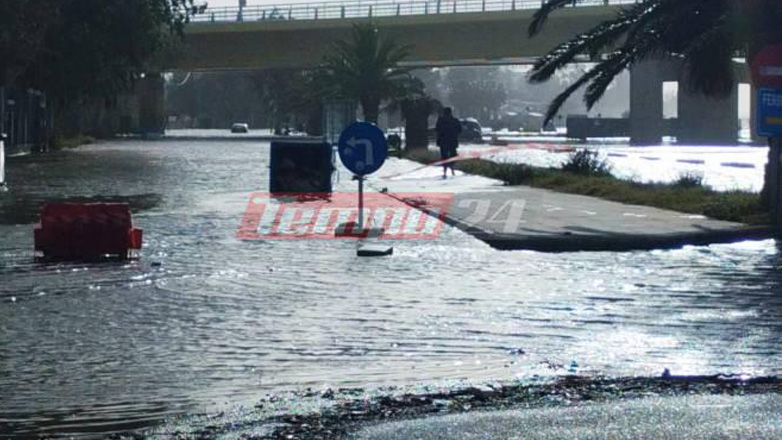 Η κακοκαιρία δείχνει τα… δόντια της στην Πατρα – Απροσπέλαστη η παραλιακή σε Ρίο και Αραχωβίτικα