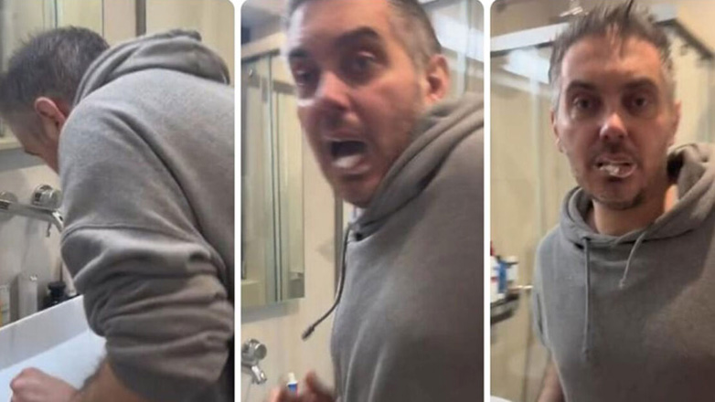 Μιχάλης Χατζηγιάννης: Viral η φάρσα στον τραγουδιστή την ώρα που βούρτσιζε τα δόντια του