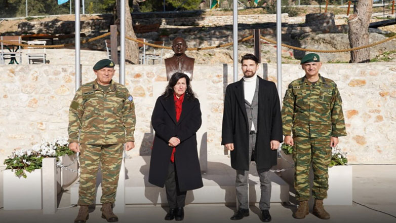 Αποκαλυπτήρια προτομής του υποστράτηγου επί τιμή Ιάκωβου Τσούνη στη Νέα Πέραμο