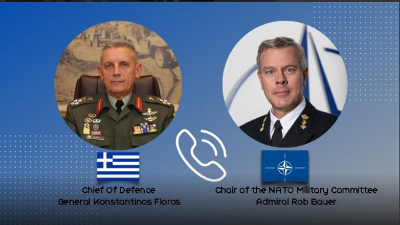 Τηλεφωνική Επικοινωνία του Αρχηγού ΓΕΕΘΑ με τον Πρόεδρο της Στρατιωτικής Επιτροπής του ΝΑΤΟ