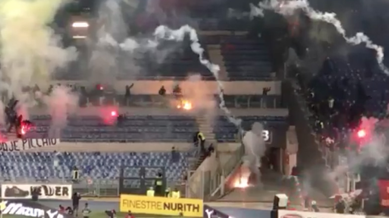 Κύπελλο Ιταλίας: Ένταση μεταξύ των οπαδών Λάτσιο και Ρόμα πριν το ντέρμπι των δύο ομάδων!
