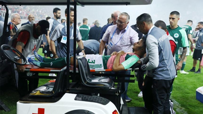 FIFPRO: Στα τέσσερα πιο σοβαρά επεισόδια του 2023 η κροτίδα στον Χουάνκαρ στο Καραϊσκάκη