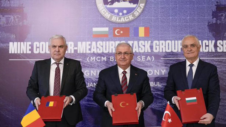 Τουρκία, Ρουμανία και Βουλγαρία υπέγραψαν συμφωνία για την εξουδετέρωση των ναρκών στη Μαύρη Θάλασσα