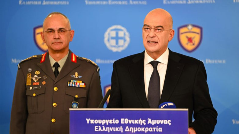 Δένδιας: Η νέα ηγεσία των Ενόπλων Δυνάμεων καλείται να υπηρετήσει τους βασικούς πυλώνες της κυβέρνησης για την εθνική ασφάλεια