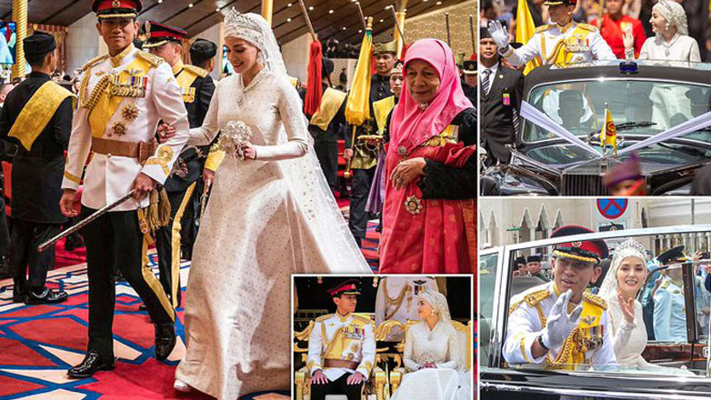 Ο «καυτός πρίγκιπας» του Μπρουνέι παντρεύτηκε την «κοινή θνητή» αρραβωνιαστικιά του σε τελετή διάρκειας 10 ημερών