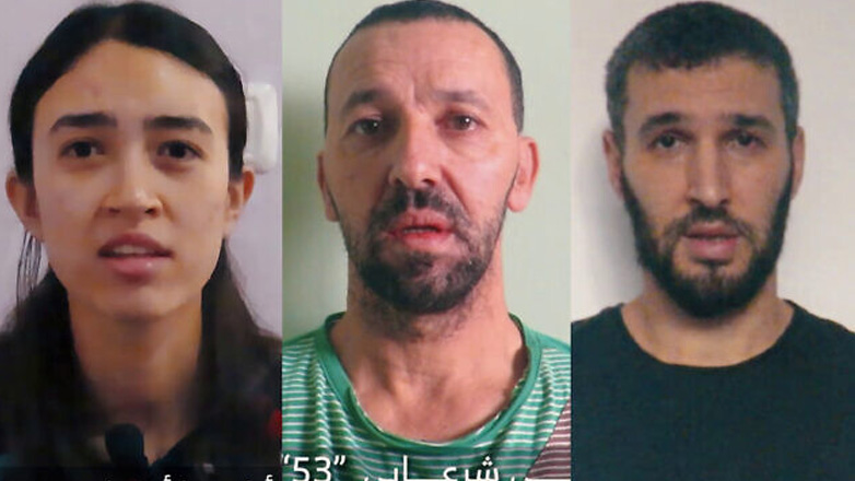 Γάζα: Η Χαμάς έδωσε στη δημοσιότητα βίντεο με τρεις Ισραηλινούς ομήρους