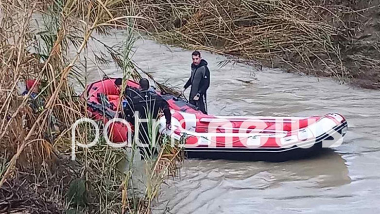 Ηλεία: Νεκρή η συνοδηγός που παρασύρθηκε από χείμαρρο μαζί με τον σύντροφό της