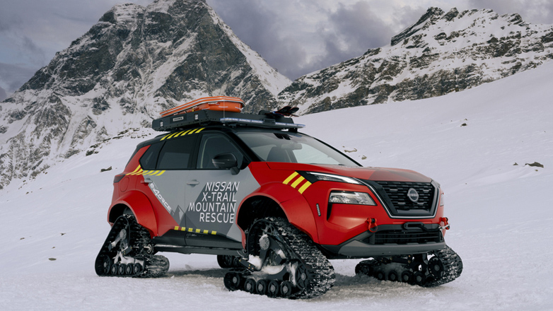Nissan X-Trail Mountain Rescue: Το απόλυτο όχημα για τα δύσκολα μονοπάτια στα βουνά με το σύστημα e-4ORCE