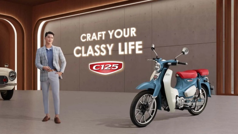Το Honda C125 Cub αποκτά ένα νέο συνδυασμό χρωμάτων