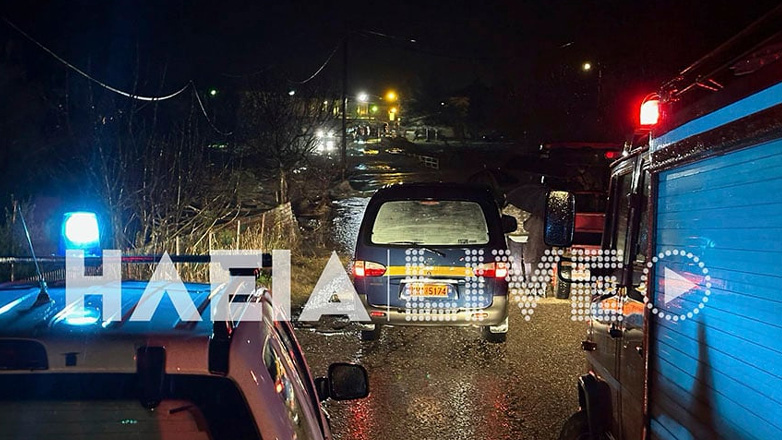 Ηλεία: Ολονύχτιες έρευνες για τους δύο επιβάτες του αυτοκινήτου που παρασύρθηκε από χείμαρρο