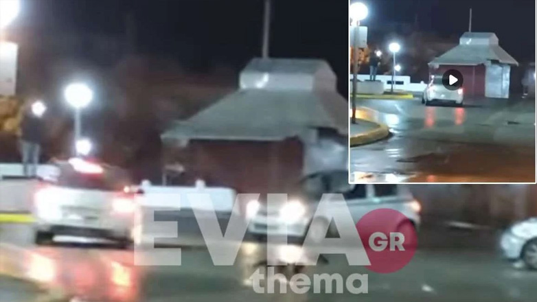 Εύβοια: Aνεγκέφαλοι μετέτρεψαν κεντρική πλατεία στα Ψαχνά σε… πίστα drift