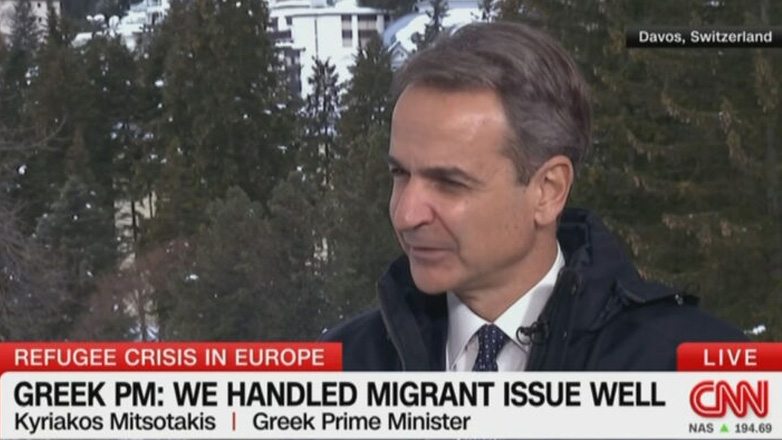 Μητσοτάκης στο CNN: Η Ελλάδα διαχειρίστηκε το μεταναστευτικό πολύ καλύτερα από άλλες ευρωπαϊκές χώρες