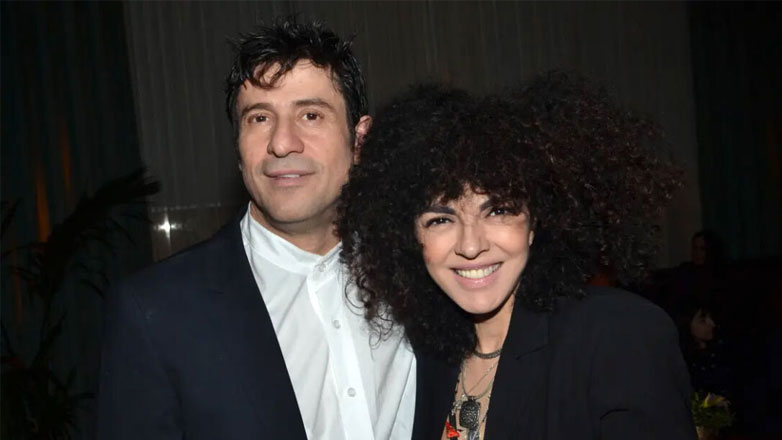 Αλέξης Γεωργούλης: Σπάνια δημόσια εμφάνιση σε εγκαίνια μαγαζιού με τη Μαρία Σολωμού