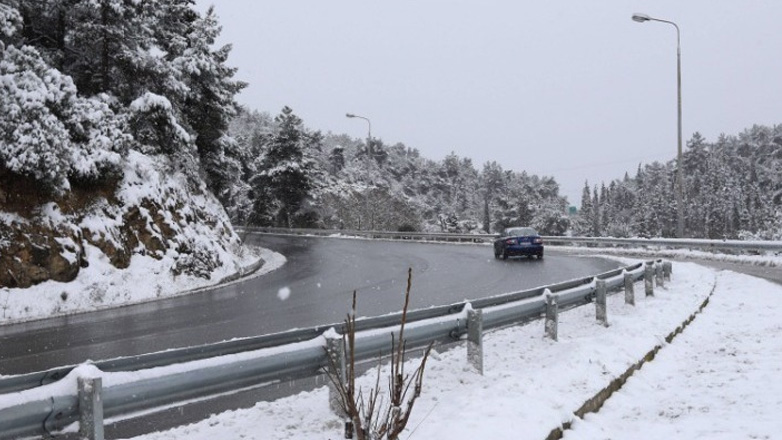 Η εικόνα του οδικού δικτύου στη Βόρεια Ελλάδα εξαιτίας της κακοκαιρίας