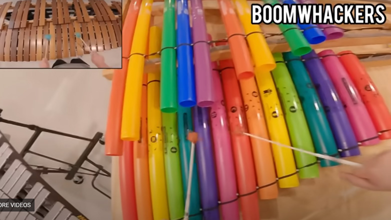 H μουσική του Super Mario με διάφορα κρουστά