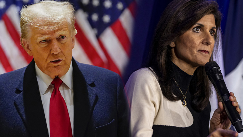 Ν. Χέιλι και Ντ. Τραμπ σε προεκλογικό αγώνα στο Νιου Χαμσάιρ μια ημέρα πριν από τις προκριματικές των Ρεπουμπλικανών στην πολιτεία