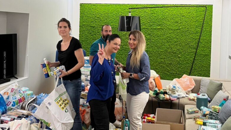 Η AbbVie στηρίζει τους πλημμυροπαθείς της Θεσσαλίας