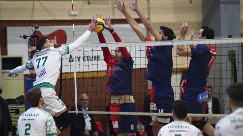 Βόλεϊ: Έκανε «περίπατο» στη Θεσσαλονίκη ο Παναθηναϊκός, 3-0 σετ τον Πήγασο Πολίχνης