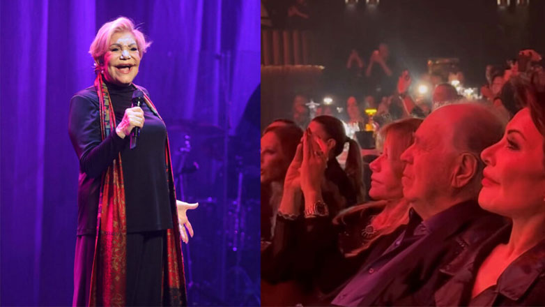 Γιάννα Αγγελοπούλου & Θεόδωρος Αγγελόπουλος: Βραδινή έξοδος με τη Μαριάννα Λάτση στη Μαρινέλλα