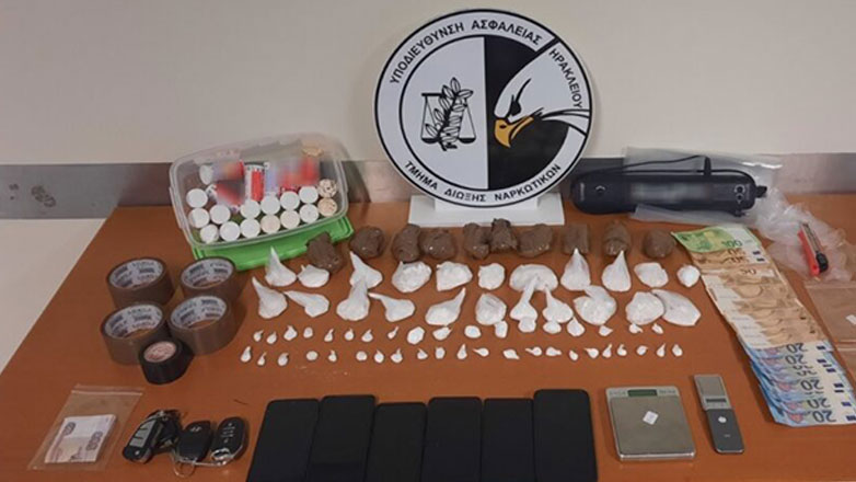 Ηράκλειο: Έκρυβαν σε υπαίθρια «καβάτζα» 900 γρ. κοκαΐνη