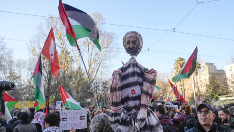 Πορείες υπέρ του παλαιστινιακού λαού σε Ρώμη και Μιλάνο