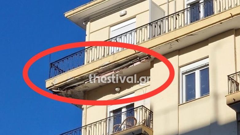 Θεσσαλονίκη: Τραυματίστηκε άνδρας από πτώση σοβάδων πολυκατοικίας