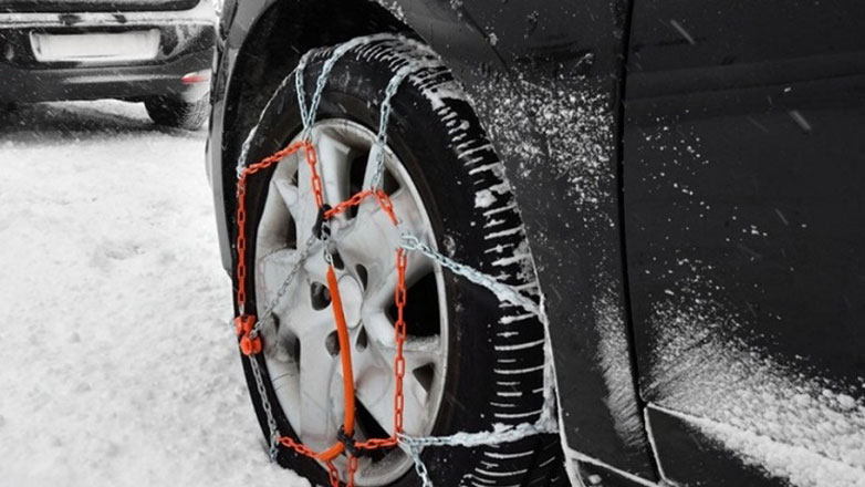 Αντιολισθητικές αλυσίδες σε τμήμα του δρόμου Καλαμάτας – Σπάρτης