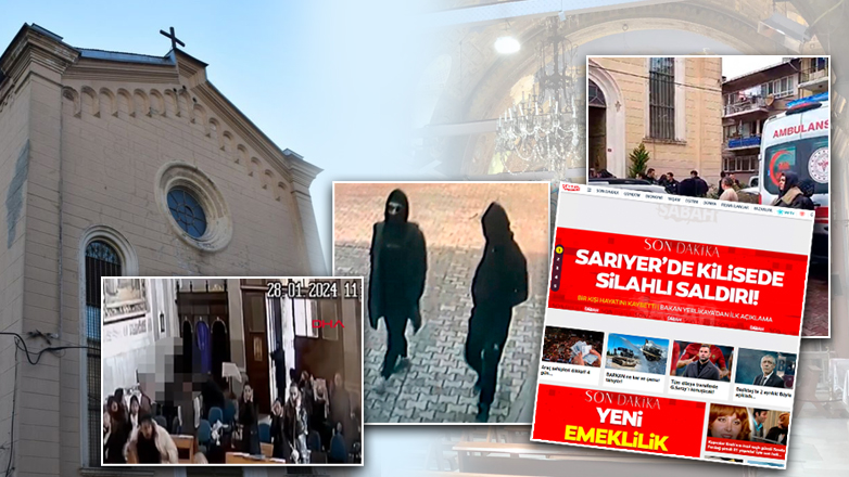 Δύο βίντεο – ντοκουμέντα από την επίθεση των κουκουλοφόρων στην καθολική εκκλησία της Κωνσταντινούπολης