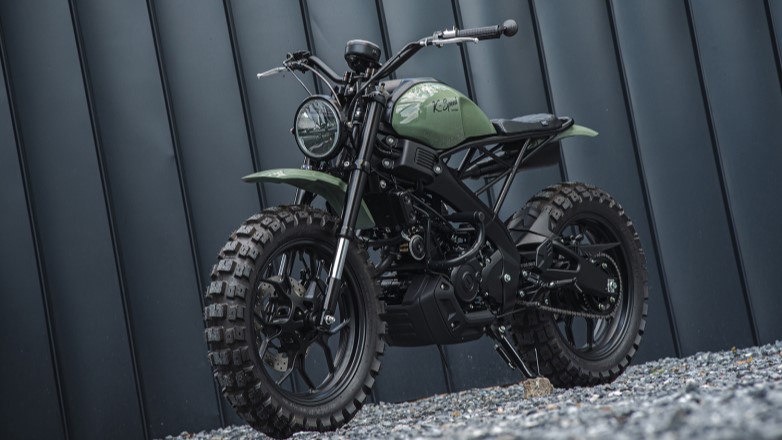 Sergeand Scrambler μια μοναδική δημιουργία της K-Speed με βάση την Yamaha XSR155