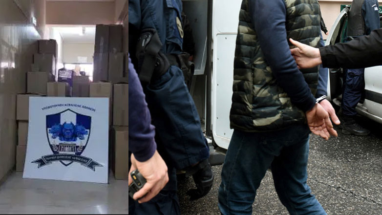 Σύλληψη δύο ατόμων για κατοχή και διακίνηση λαθραίων καπνικών προϊόντων