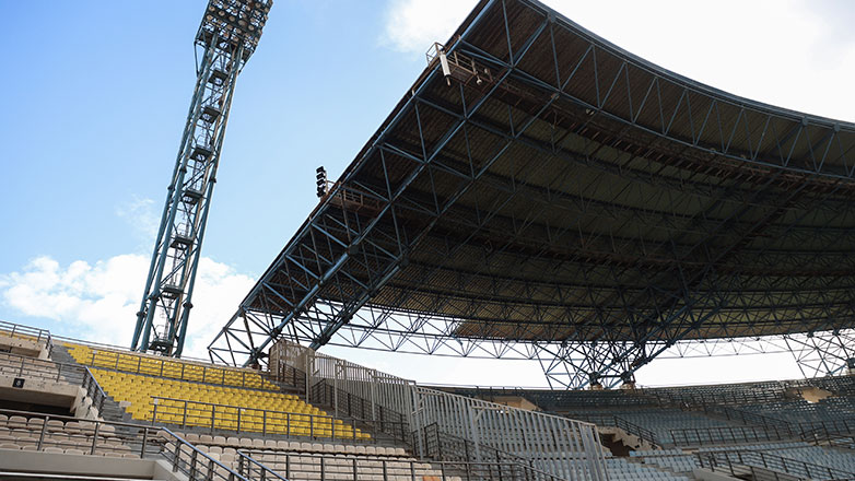 Παγκρήτιο Στάδιο: Ξεκινάει η αποκατάσταση του στεγάστρου