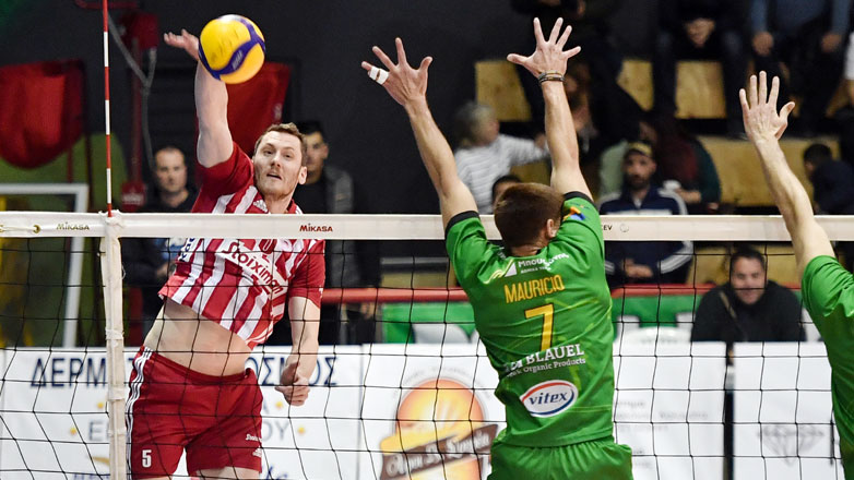 Volley League: Πρώτος ο Ολυμπιακός, 3-1 την Καλαμάτα